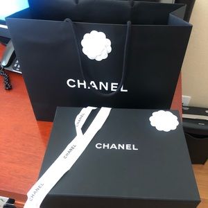 Chanel Box & Shopping bag